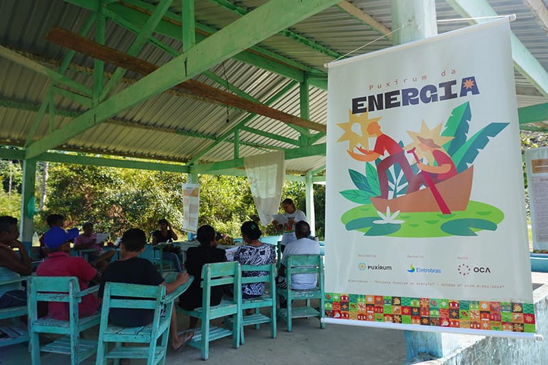 Comunidade Colônia Central recebe atividades do projeto Puxirum da Energia